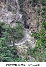 Path at Huangshan mountain, China.