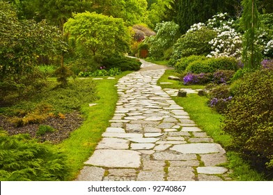 Path in Japanese garden