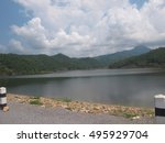 The path of life you have chosen.
reservoir view in the forest