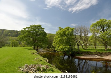 Path Through Fields In Wharfedale