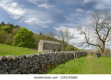 Path Through Fields In Wharfedale