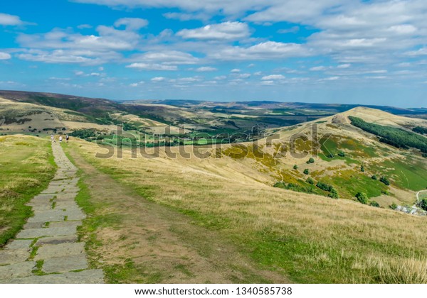 Path Through Hills Stock Photo Edit Now