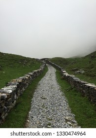 path through the mountains