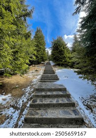 Path to the top of the hill