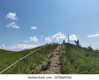 Path To The Top,peak Of The Moutain.