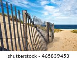 Path way to the beach at Cape Cod, Massachusetts, USA. 
