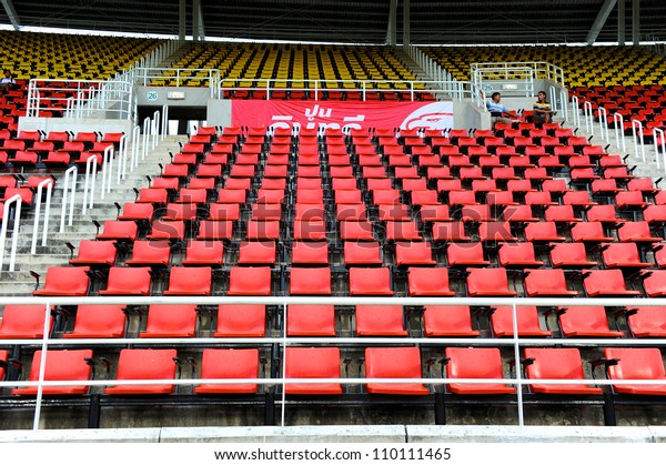 Pathum Thanithailandaug8empty Seats Thammasat Stadium Before Stock Photo Edit Now