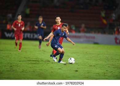 Pathumthani-Thailand-5sep2019:Chanathip Songkrasin #10  Player Of Thailand In Action During Match World Cup Qualifiers 2022 Between Thailand Against Vietnam At Thammasat Stadium,thailand