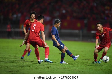 Pathumthani-Thailand-5sep2019:Chanathip Songkrasin #10  Player Of Thailand In Action During Match World Cup Qualifiers 2022 Between Thailand Against Vietnam At Thammasat Stadium,thailand