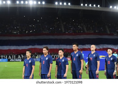 Pathumthani-Thailand-5sep2019:Player Of Thailand In Action During Match World Cup Qualifiers 2022 Between Thailand Against Vietnam At Thammasat Stadium,thailand