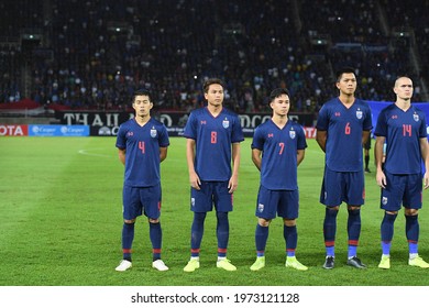 Pathumthani-Thailand-5sep2019:Player Of Thailand In Action During Match World Cup Qualifiers 2022 Between Thailand Against Vietnam At Thammasat Stadium,thailand