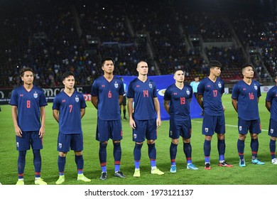 Pathumthani-Thailand-5sep2019:Player Of Thailand In Action During Match World Cup Qualifiers 2022 Between Thailand Against Vietnam At Thammasat Stadium,thailand