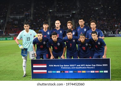 Pathumthani-Thailand-5sep2019:Player Of Thailand In Action During Match World Cup Qualifiers 2022 Between Thailand Against Vietnam At Thammasat Stadium,thailand