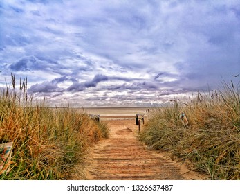 A pathway to the beach