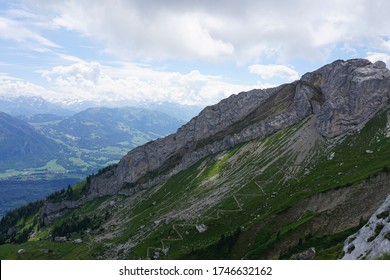 Pathway Going Up The Mount Pilatus