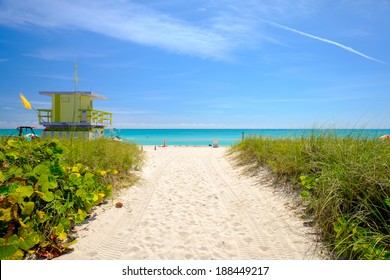 Pathway To Historic Miami Beach.