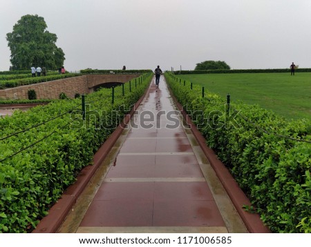 Pathway in Rajghat