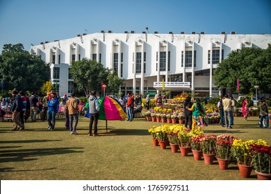 Patiala , Punjab/India - Dec18 2016 : 
Flower Show At Punjabi University Patiala 