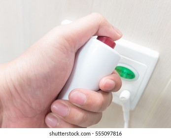 patient alarm button - Shutterstock ID 555097816
