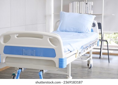 Patient beds inside the hospital. - Powered by Shutterstock