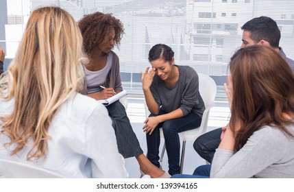 Patient Crying During Group Therapy