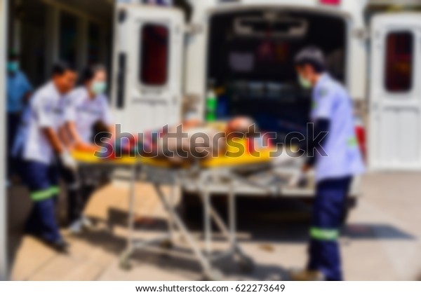 patient\
emergency with team transfer from ambulance\
,blur