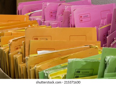 Patient Files In Medical Office