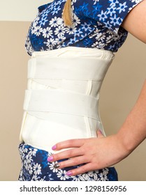 Patient In An Orthopedic Corset