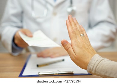 Patient Is Refusing Medical Prescription For Disease