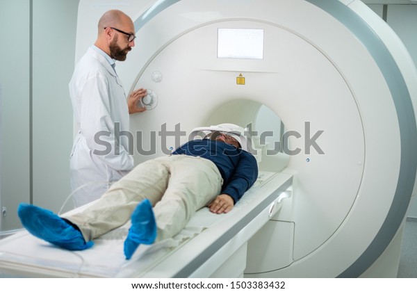 Patient visiting MRI\
procedure in a hospital