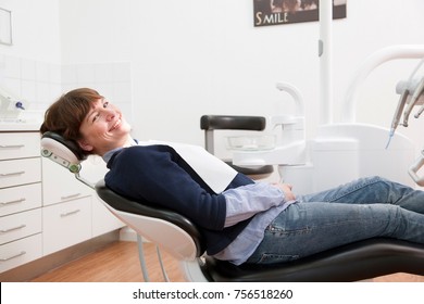 Patient waiting in dental surgery - Powered by Shutterstock