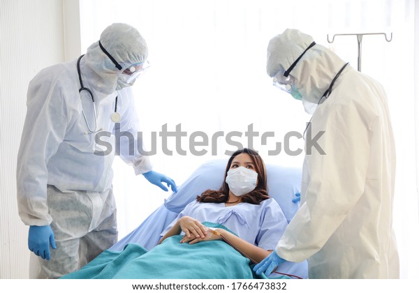 Patient Woman Wear Face Mask Cure Stock Photo 1766473832 | Shutterstock