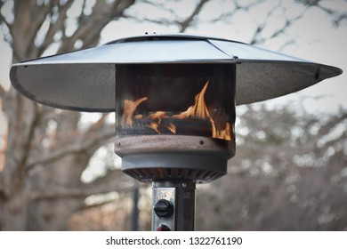 Patio Heater With Flames