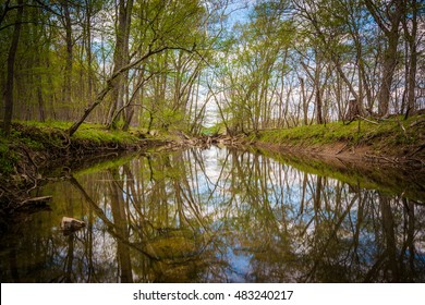 The Patowmack Canal At Great Falls Park, Virginia.