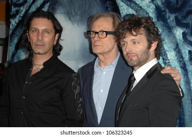 Patrick Tatopoulos With Bill Nighy And Michael Sheen At The World Premiere Of 'Underworld Rise Of The Lycans'. Arclight Hollywood, Hollywood, CA. 01-22-09