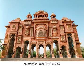 Patrika Gate, The So Called Ninth Gate Of Modern Jaipur. Located Outside The Pink City Near The International Airport.