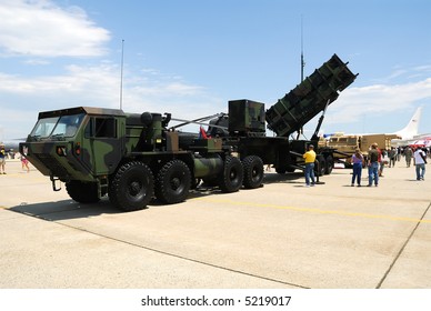 Patriot Missile Launcher on display at an airshow