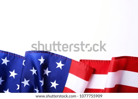 Similar – African boy with American flag