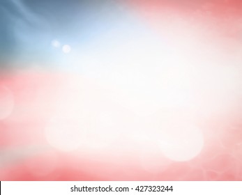 Patriotic day concept: Blurred red  blue   white color background