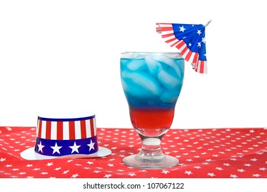 Patriotic Drink With Hat