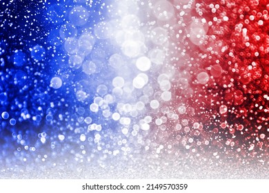 Patriotic red white and blue glitter sparkle confetti background for party invite, July 4th 14 firework, memorial flag pattern, USA fourth 4 sale, election politics elect president vote or labor day - Shutterstock ID 2149570359