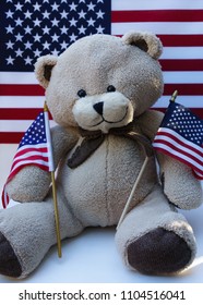 Patriotic Teddy Bear Stock Photo 1104516041 | Shutterstock