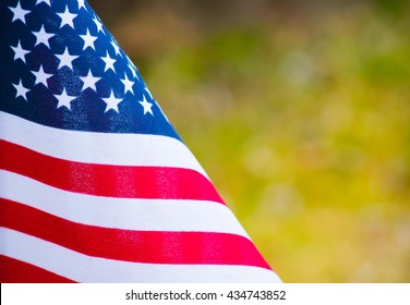 Patriotic Waving American Flag - Shutterstock ID 434743852