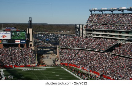 Patriots Fans At Gillette Stadium