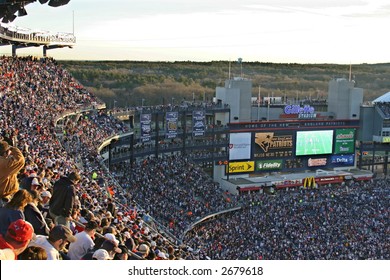 Patriots Fans At Gillette Stadium