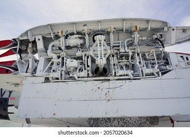 Patriots Point, South Carolina, June 3, 2021: View Of Aircraft Display                              