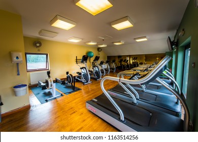 Patshull Golf And Country Park, Hotel - Shropshire - 9th August 2018 - Inside The Gym At The Golf Club, Where Members Keep Up Their Fitness