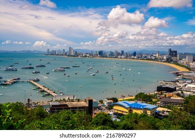 Pattaya Beach And City View Point, Chonburi, Thailand