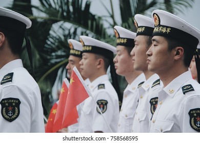 Pattaya City, Thailand, November 19 2017, The Republic Of China Navy In ASEAN International Fleet Reviews 2017