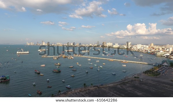 Pattaya Gulf Thailand Landmarks Popular East Stock Photo (Edit Now ...